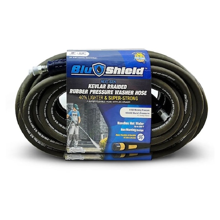 Blubird Blushield Pressure Washer Hose Kevlar Braided3/8in x 50ft PW3850